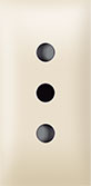 Prikljucnica dvopolna 10A, 1M,  italijanska, Experience, Aling-Conel